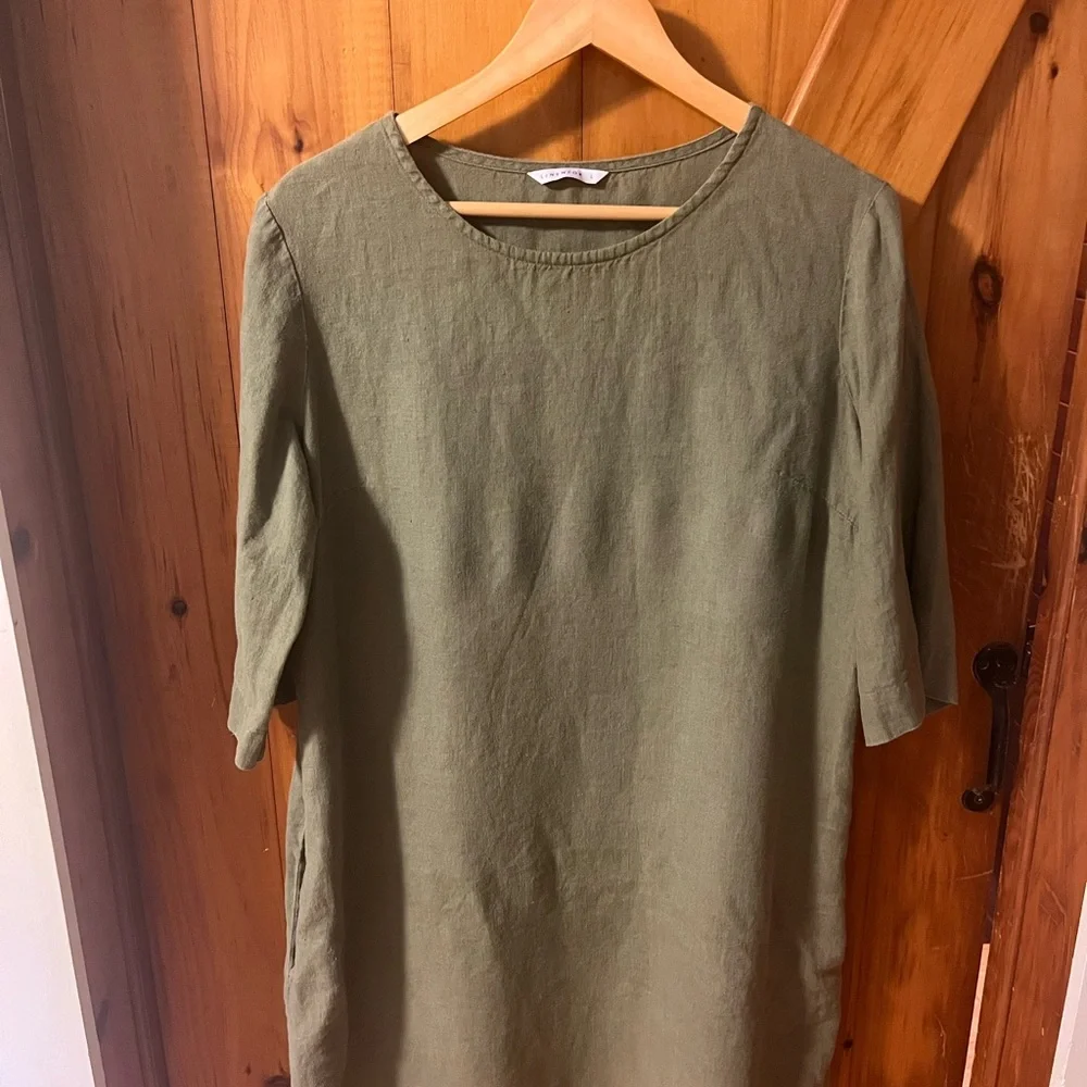 Linenfox Green Tunic L - Picture 2 of 7